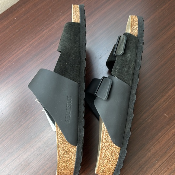 Birkenstock Black and Tan Sandals leather +suede - Picture 5 of 5